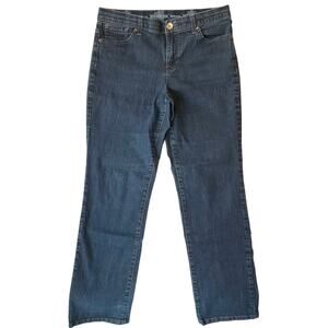 Style & Co women’s Denim Boot Cut Straight Jeans Size 8 Short, Blue